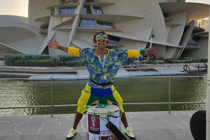 Wallace das Copas com seu surdão