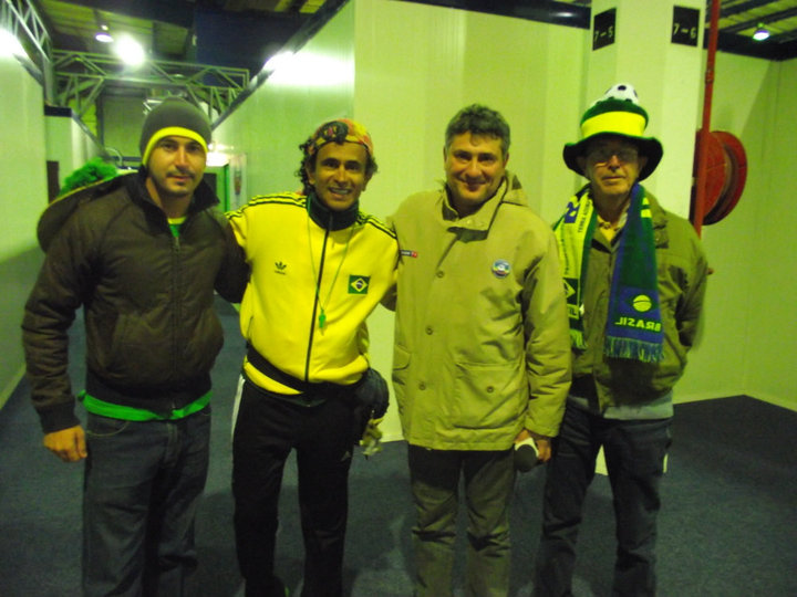 Wallace em evento da Copa